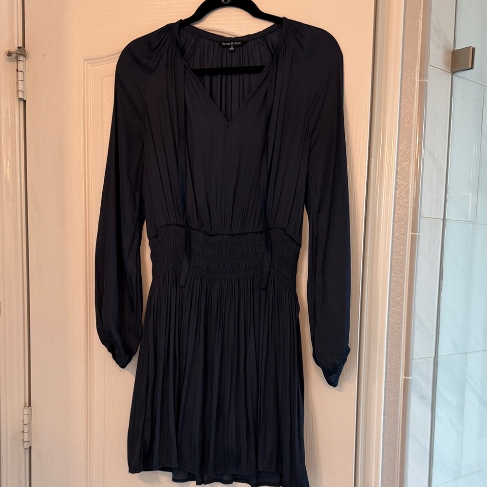 Elegant Navy Mini Dress